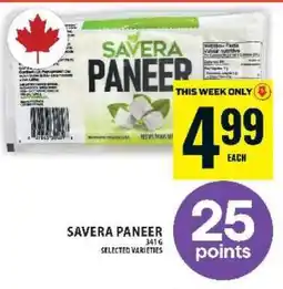 Food Basics SAVERA PANEER offer