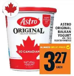 Food Basics Astro Original Balkan Yogurt offer
