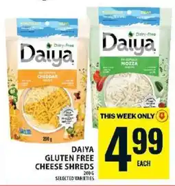 Food Basics Daiya Gluten Free Cheese Shreds offer