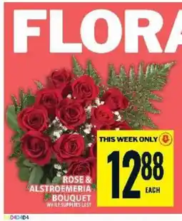 Food Basics Rose & Alstroemeria Bouquet offer