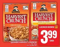 Food Basics QUAKER HARVEST CRUNCH offer