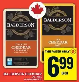 Food Basics BALDERSON CHEDDAR offer