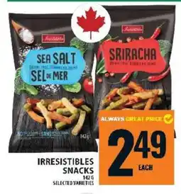 Food Basics Irresistibles Snacks offer