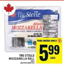 Food Basics TRE STELLE MOZZARELLA BALL offer