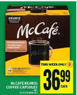 Food Basics McCafé Keurig Coffee Capsules offer