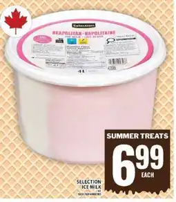 Food Basics Selection Neapolitan Ice Milk offer