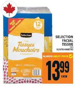 Food Basics SELECTION FACIAL TISSUE offer