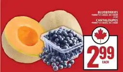 Food Basics Blueberries and Cantaloupes offer