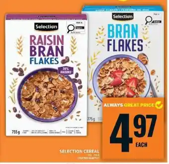 Food Basics SELECTION CEREAL offer