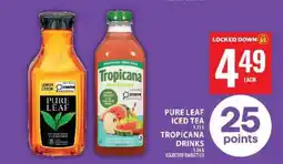 Food Basics Pure Leaf Iced Tea & Tropicana Drinks offer