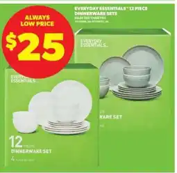 Real Canadian Superstore Everyday Essentials 12 Piece Dinnerware Set offer