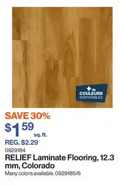 Patrick Morin RELIEF Laminate Flooring, 12.3 mm, Colorado offer