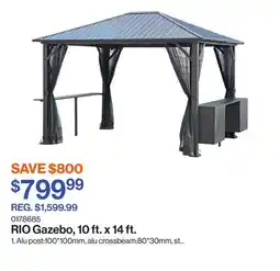 Patrick Morin RIO Gazebo, 10 ft. x 14 ft offer
