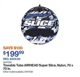 Patrick Morin Towable Tube AIRHEAD Super Slice, Nylon, 70 x 70 in offer