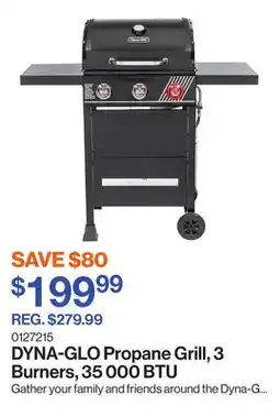Patrick Morin Propane Grill, 3 Burners, 35 000 BTU offer