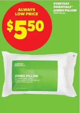 Real Canadian Superstore Everyday essentials jumbo pillow offer
