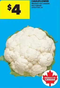 Real Canadian Superstore Cauliflower offer