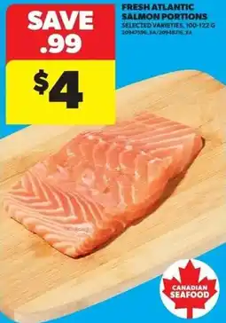 Real Canadian Superstore Fresh atlantic salmon portions offer