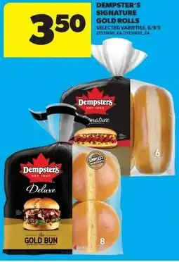 Real Canadian Superstore Dempster's signature gold rolls offer