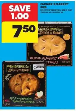 Real Canadian Superstore Farmer's market pies offer