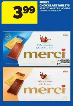 Real Canadian Superstore Merci chocolate tablets offer