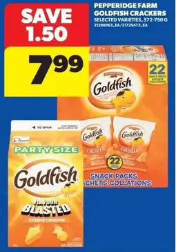 Real Canadian Superstore Pepperidge farm goldfish crackers offer