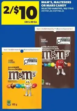Real Canadian Superstore M&m's, maltesers or mars candy offer