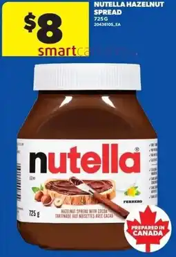 Real Canadian Superstore Nutella hazelnut spread offer