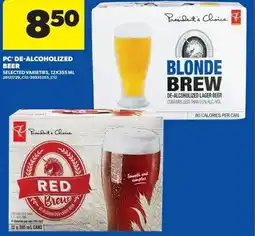 Real Canadian Superstore Pc de-alcoholized beer offer