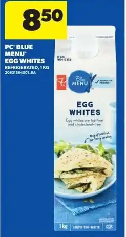 Real Canadian Superstore Pc blue menu egg whites offer