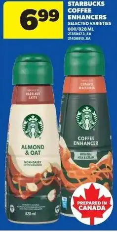 Real Canadian Superstore Starbucks coffee enhancers offer