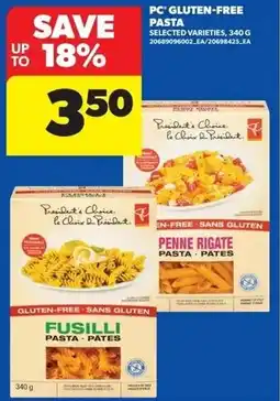 Real Canadian Superstore Pc gluten-free pasta offer