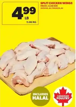 Real Canadian Superstore Split chicken wings offer
