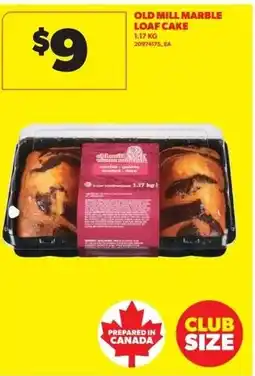 Real Canadian Superstore Old mill marble loaf cake offer