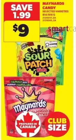 Real Canadian Superstore Maynards candy offer