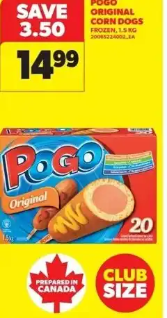 Real Canadian Superstore Pogo original corn dogs frozen offer
