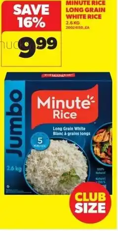 Real Canadian Superstore Minute rice long grain white rice offer