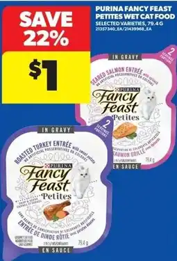 Real Canadian Superstore Purina fancy feast petites wet cat food offer