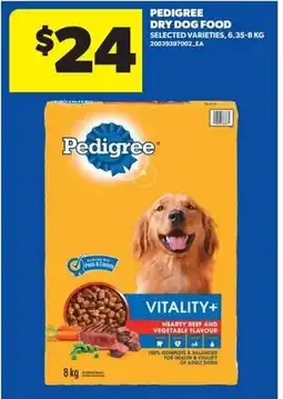 Real Canadian Superstore Pedigree dry dog food offer