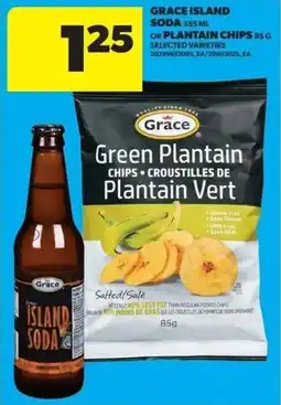 Real Canadian Superstore Grace island soda or plantain chips offer