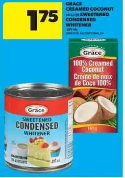 Real Canadian Superstore Grace creamed coconut or sweetened condensed whitener offer