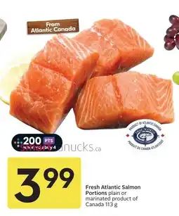 Sobeys Fresh Atlantic Salmon Portions offer