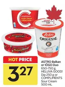 Sobeys ASTRO Balkan or lÖGO Duo offer