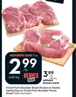 Sobeys Fresh Pork Shoulder Blade Roasts offer