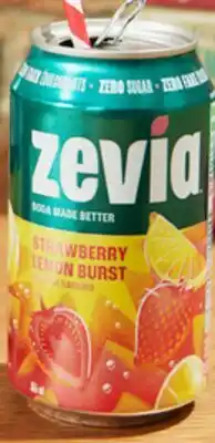 Walmart Zevia Strawberry Lemon Burst soda offer
