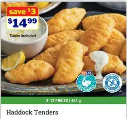 M & M Food Market Haddock Tenders offer