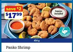 M & M Food Market Panko Shrimp offer
