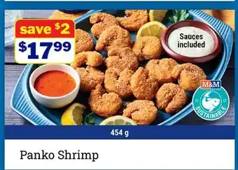 M & M Food Market Panko Shrimp offer