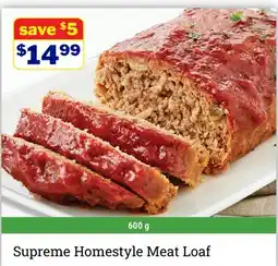 M & M Food Market Supreme Homestyle Meat Loaf offer