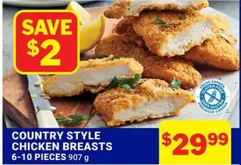 M & M Food Market COUNTRY STYLE CHICKEN BREASTS offer